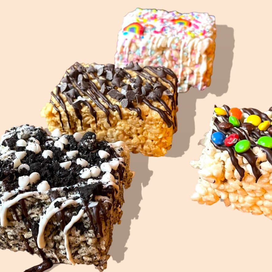 vegan gluten-free Rice Crispy Treats Vegan Gluten-free 4 pk	Gourmet gluten-free treats Vegan wedding cakes Vegan birthday cakes Gluten-free bread delivery Vegan donuts online Vegan gluten-free bakery Vegan bakery near me Vegan bakery online Gluten-free de