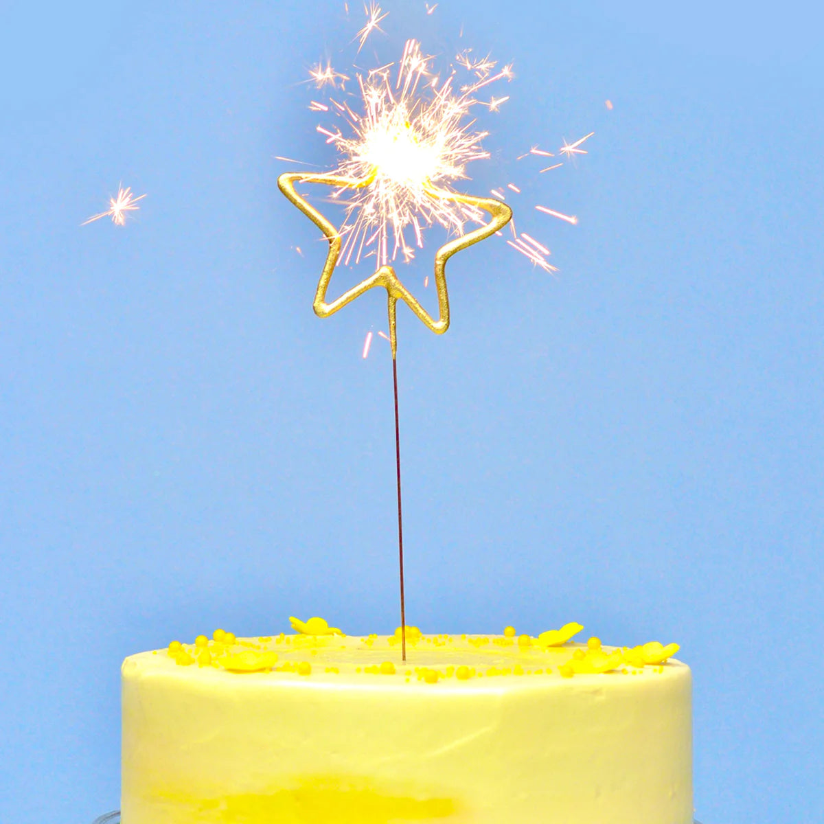 Cake Topper Sparklers Confetti Sticks