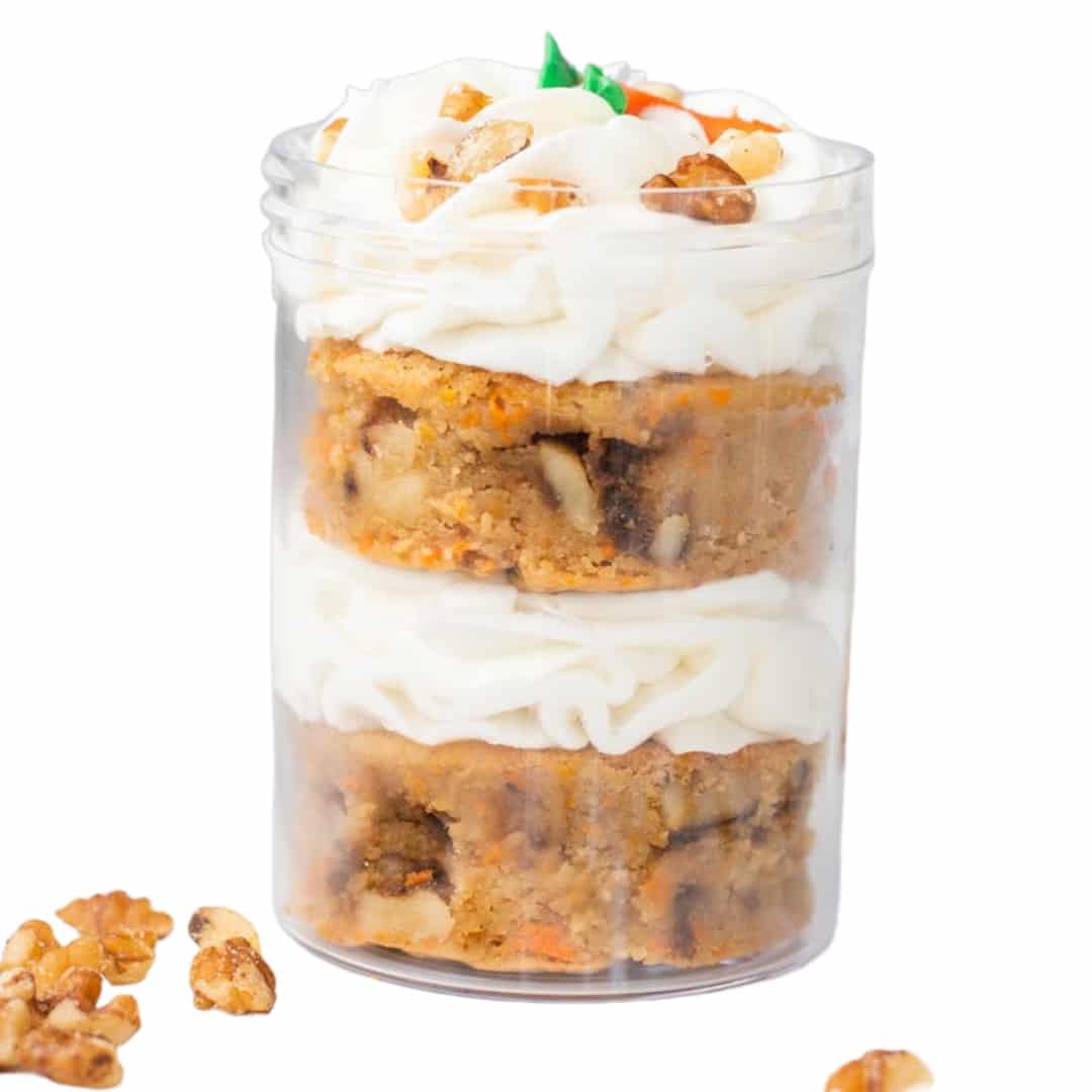 Carrot Cake In A Jar 6-PK Vegan gluten-free bakery Vegan bakery near me Vegan bakery online Gluten-free dessert delivery Vegan cakes for sale Gluten-free cookies online Vegan cupcakes delivery Dairy-free bakery Egg-free cake online Nut-free baked goods Ve