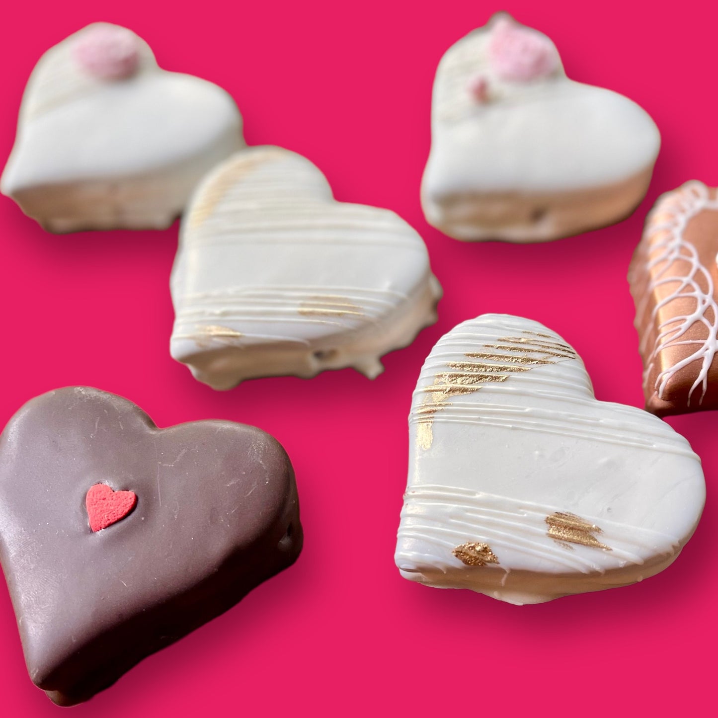 KARMA JUMBO PEANUT BUTTER HEART BOX of 6