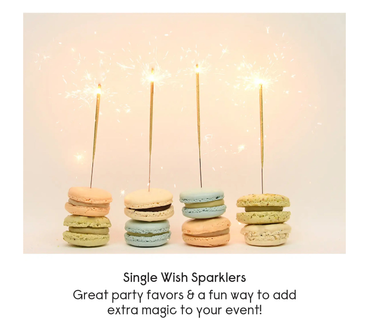 Cake Topper Sparklers Confetti Sticks