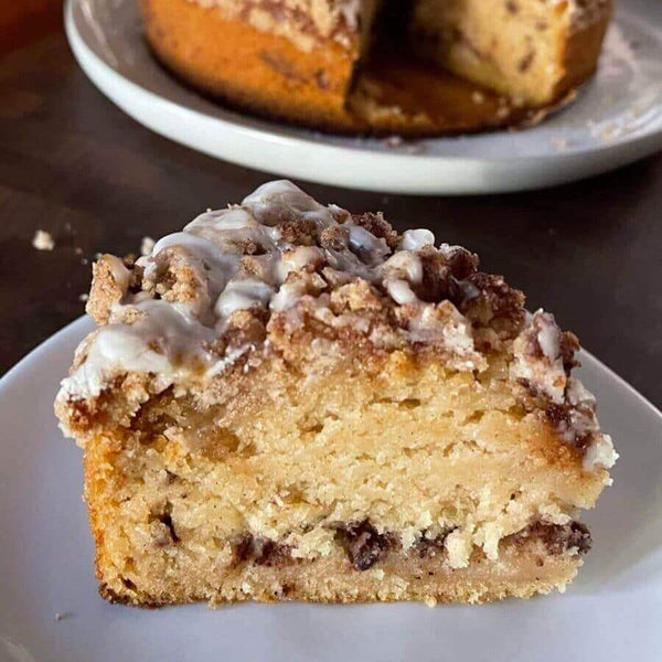 Large Gluten-free Cinnamon Pecan Coffee Vegan Cake